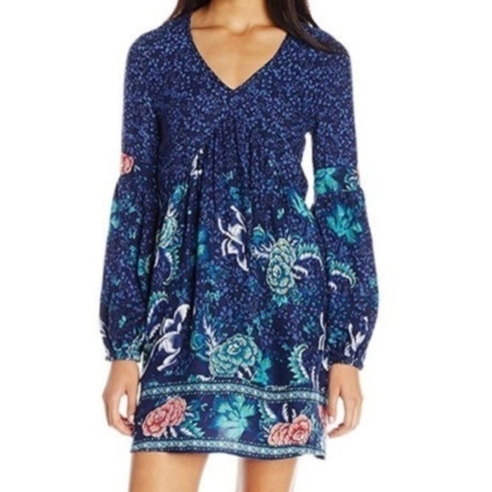 NWT Billabong long sleeved boho juniors mini Dress MSRP $55​​​​​​​